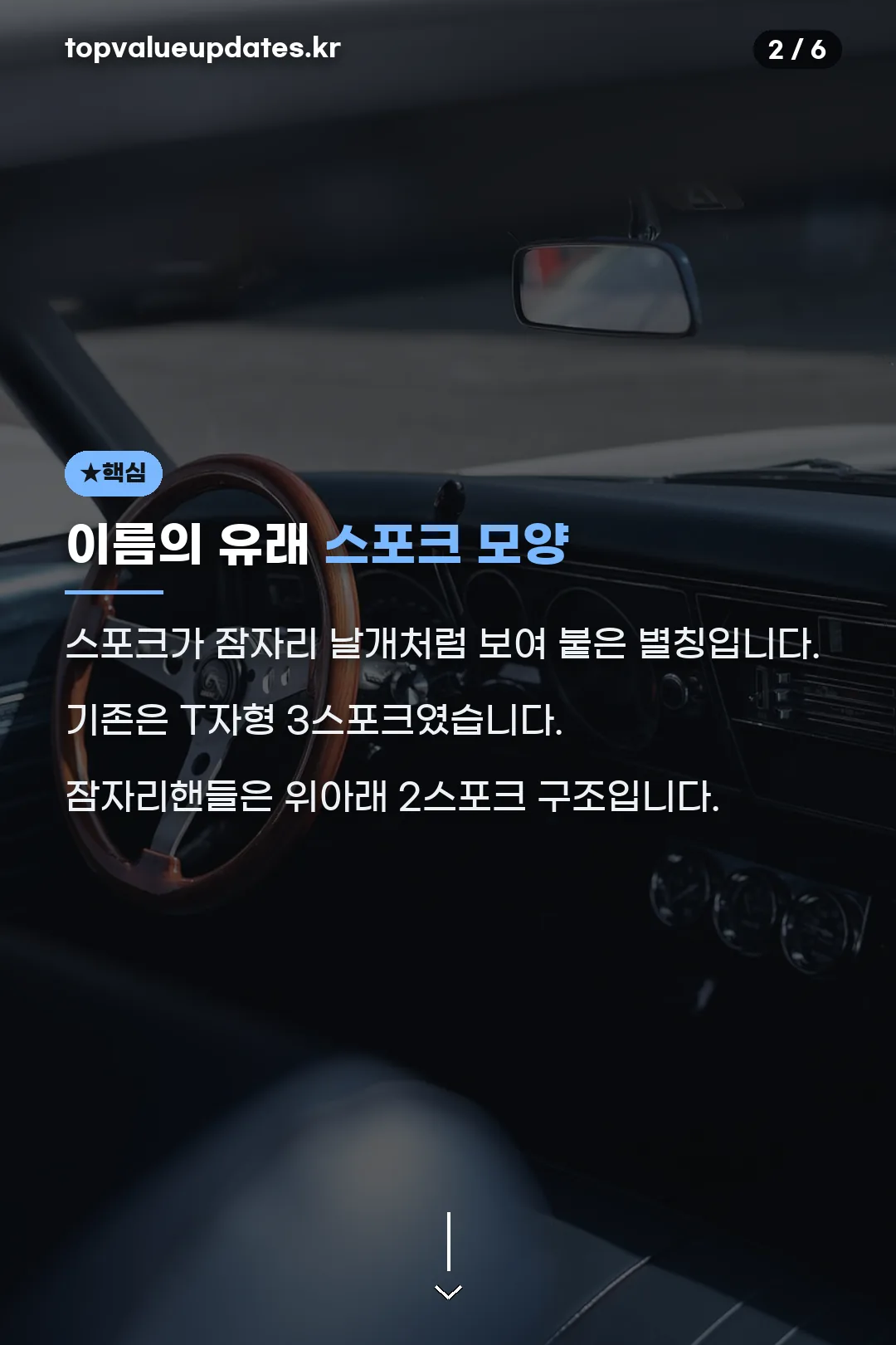 이름 유래 스포크 모양