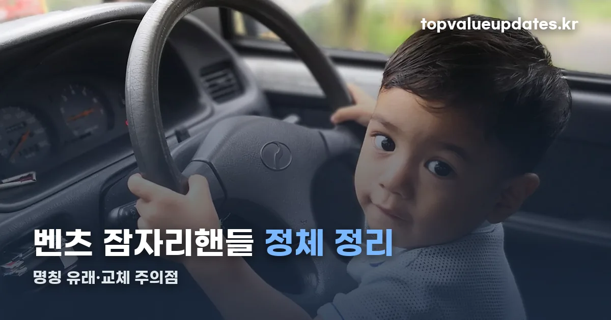 벤츠 잠자리핸들 정리 썸네일