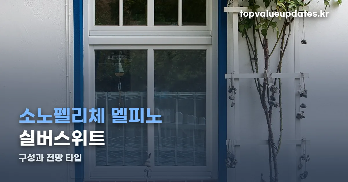 소노펠리체 델피노 실버스위트 정리 썸네일