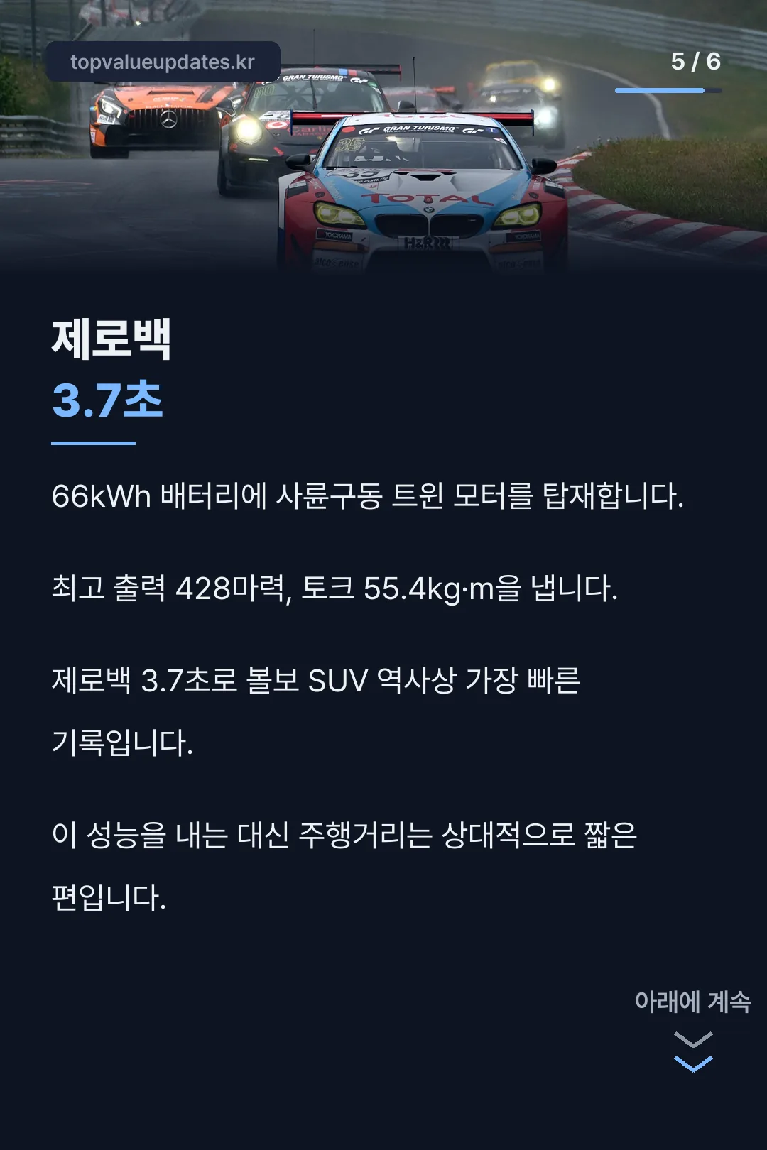 제로백 성능